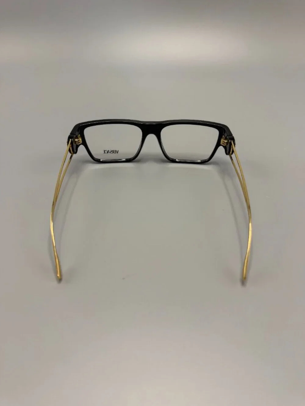 TITLE Versace MOD 3359 GB1 Black Gold Eyeglasses 56-16-140 Made in Italy